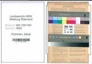 Entnazifizierung Jakob Frommen , geb. 30.09.1892 (Gemuesegrosshaendler)