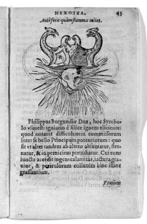 Anteferit quam flamma micet.