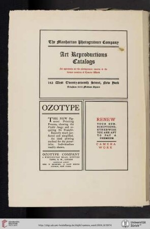 Ozotype Company [Ozotype Printing Process]