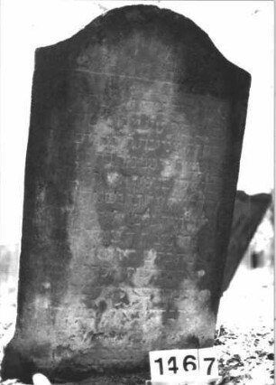 Grabstein 1467 (Detailaufnahme 1)