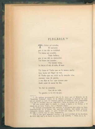 Plegaria