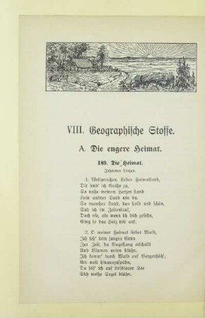 VIII. Geographische Stoffe