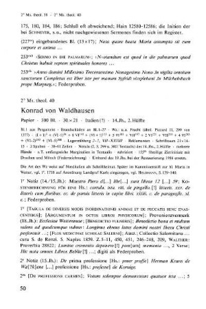 2° Ms. theol. 40 - 49