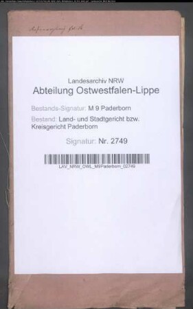 Erblasser: Bade, Werner: