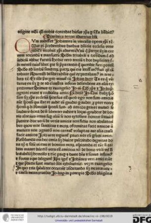 Dominica tertia adventus domini
