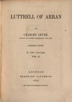 Luttrell of Arran. 2