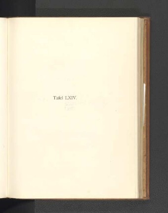 Tafel LXIV.