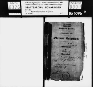 Verlegung der Begräbnisplätze außerhalb der Orte