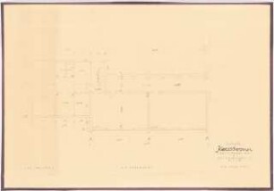 Grünflächen an der Schule Kressbronn: Schule, Erweiterungsbau: Grundriss Erdgeschoss 1:100 (Zeichnung des Architekten)