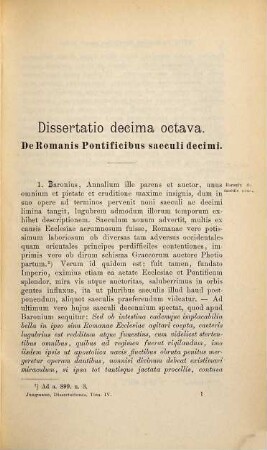 Dissertationes selectae in historiam ecclesiasticam, 4