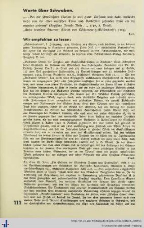 Wir empfehlen zu lesen.