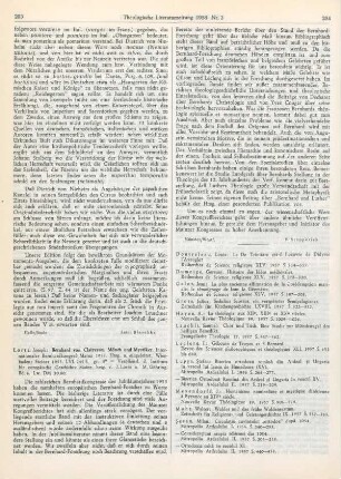 203-204 [Rezension] Bernhard von Clairvaux, Mönch und Mystiker