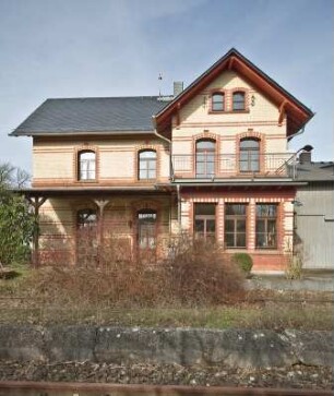 Bahnhof an der Bahnstrecke Londorf-Lollar; Allendorf / Lumda, Am Bahnhof 1