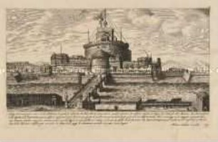 Mausoleum des Hadrian - Engelsburg (Nr. 35 der Folge "Vestigi delle antichità di Roma ...")