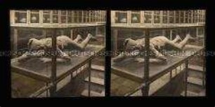 Gipsabguss eines aufgefundenen Mädchens, Pompeji
