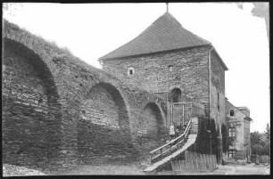 Marienberg. Zschopauer Tor und Stadtmauer