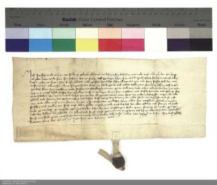 Revers der Brüder Friedrich und Erhard von Sternberg bezüglich der Belehnung mit zwei Vorwerken in Milz und weiteren im Einzelnen aufgeführten Lehen durch Johann [von Merlau], Abt von Fulda