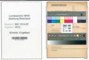 Entnazifizierung Engelbert Schmitz , geb. 00.00.0000 ()