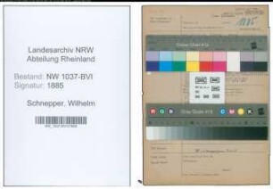 Entnazifizierung Wilhelm Schnepper , geb. 13.05.1894 (Buchpruefer)