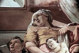 Maria als Fürbitterin vor der Dreifaltigkeit