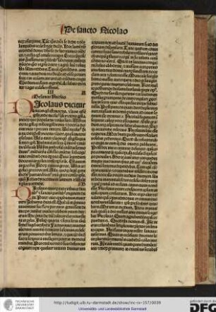 Nicolaus dicitur a nicos quod est victoria et laos quod est populus inde Nicolaus quasi victoria populi...