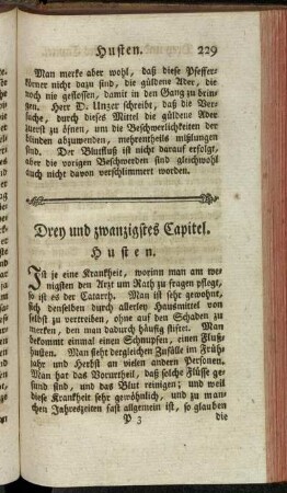 Drey und zwanzigstes Capitel.