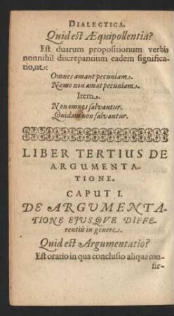 Liber Tertius de argumentatione