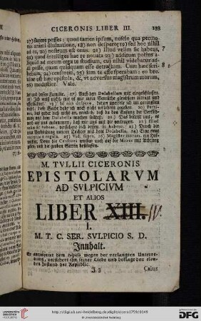 Liber IV: Ad Svlpicivm et alios