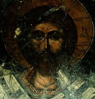 Chios. Heiligendarstellung in einer Kirche