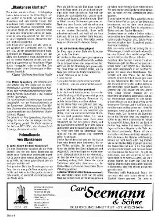 Heimatkunde von Blankenese : 1. Teil