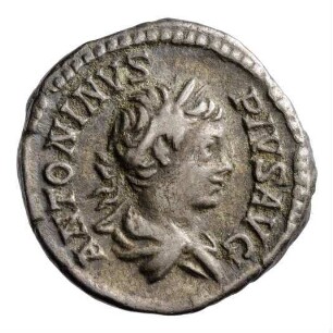 Münze, Denar, 201 - 206 n. Chr.