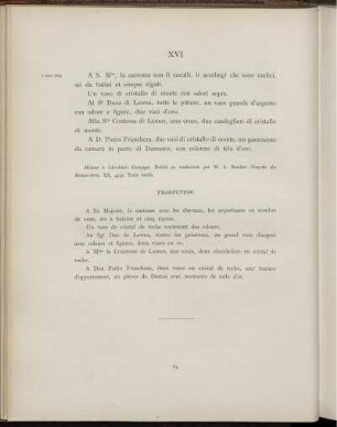 XVI. Le duc de Mantoue à Annibal Iberti. Mantoue, 5 mars 1603