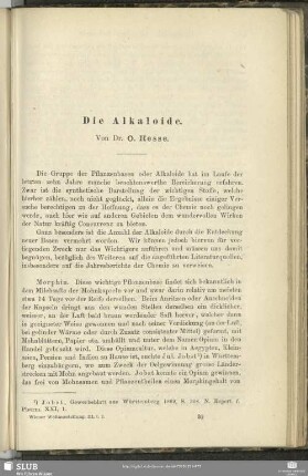 Die Alkaloide