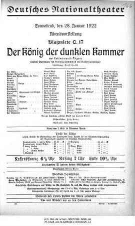 Der König der dunklen Kammer
