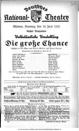 Die große Chance