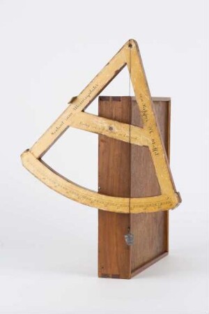 Sonnensextant mit Tabellenbuch "Der Uhren-Regulator", Ph. Stieffel, Lörrach, 1840