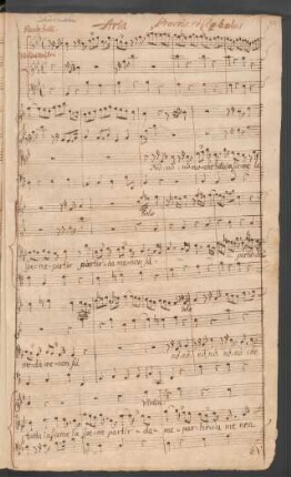 Procris und Cephalus. Auszüge. Arr; T, orch