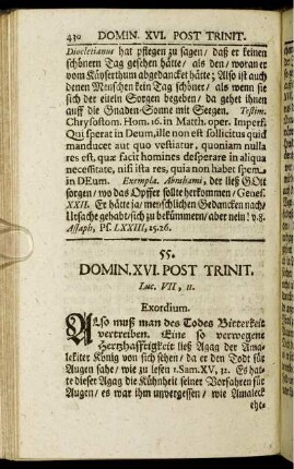 55. Domin. XVI. Post Trinit.