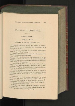 Journaux Officiels.