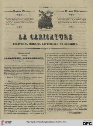 Numéro 175 (13 Mars 1834)