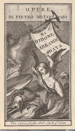 Opere Di Pietro Metastasio. Didone Abbandonata. No. 1