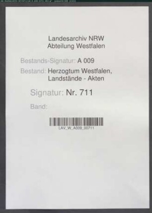 Vollmacht des Kurfürsten Joseph Clemens für die Landtagsdeputierten Graf Hugo Franz von Königsegg-Rottenfels und Martin Henrich Draenstorff
