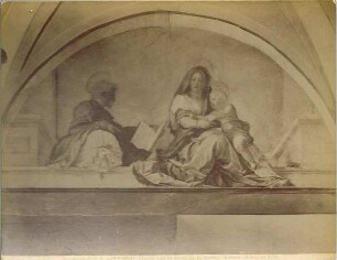 La Madonna del Sacco von Andrea del Sarto, Kreuzgang von Santissima Annunziata zu Florenz