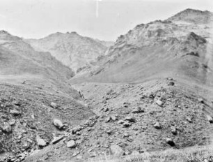 Moräne : Vermutlich eine Moräne im Tian Shan Hochgebirge