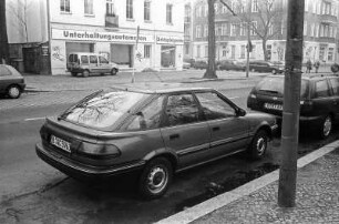 Berlin-Pankow : In Berlin-Pankow, Wollankstrasse mit Toyota Corolla