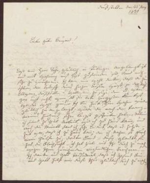 Briefe der Freifrau Caroline von Seckendorff, geb. von Bobenhausen, an ihren Sohn Eduard von Seckendorff