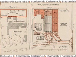 Beichel, Friedrich. Straßenbahn-Wagenhalle Tullastraße. Umbau und Erweiterung