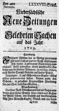 LXXXVIII. Stück.