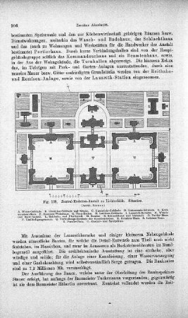 Fig. 108. Zentral-Kadetten-Anstalt zu Lichterfelde. Situation