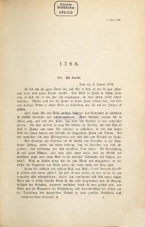 Briefwechsel zwischen Schiller und Goethe : 1794 - 1805, 2